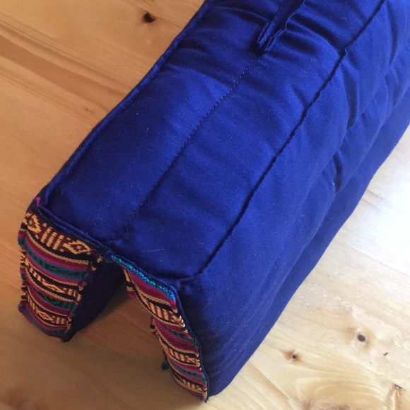 4.99 Ship NAVY (GOLDTRIM) Yoga Meditation Cushion - Picture 11 of 15